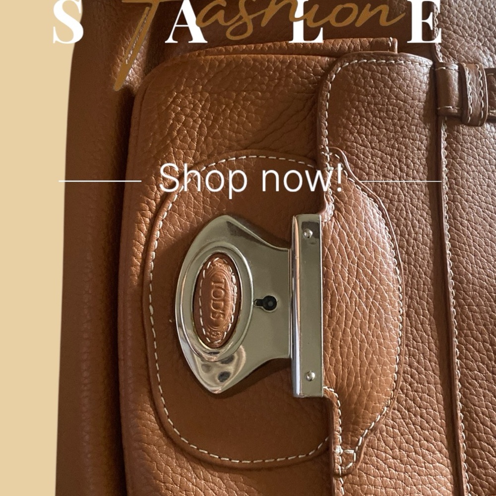 Tod's Brown Leather Shoulder Bag